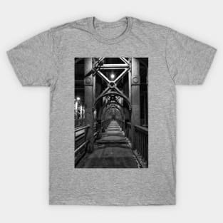 The High Level Bridge, Newcastle upon Tyne - Monochrome T-Shirt